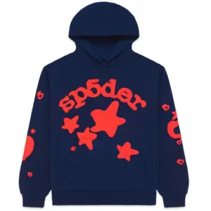 Sp5der Beluga Hoodie Navy