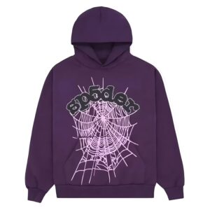 Sp5der Web Hoodie Purple