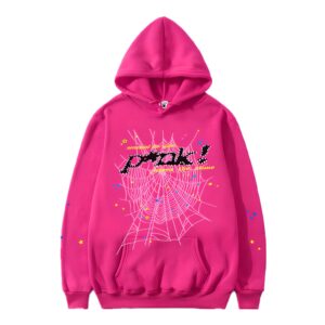 Sp5der P*NK Hoodie Pink