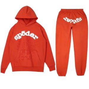 Sp5der Worldwide Tracksuit Orange