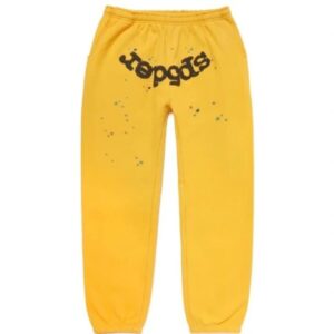 Sp5der worldwide sweatpants Yellow